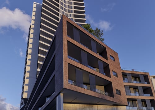 Brick Biophilic Design Facade