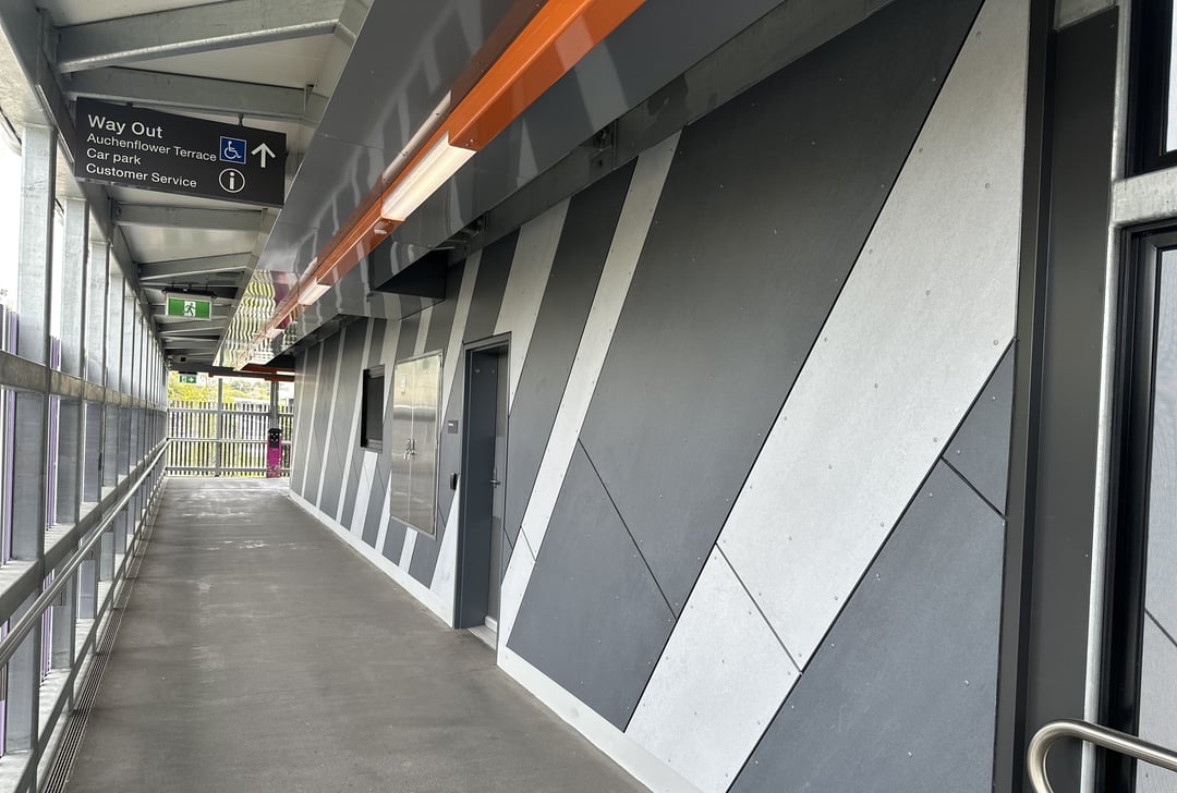 Train Station CFC Cladding