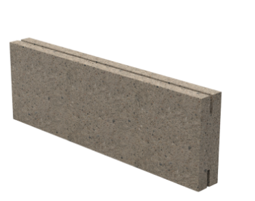 Close-up of a Smartbric brick slip designed for lightweight brick facades