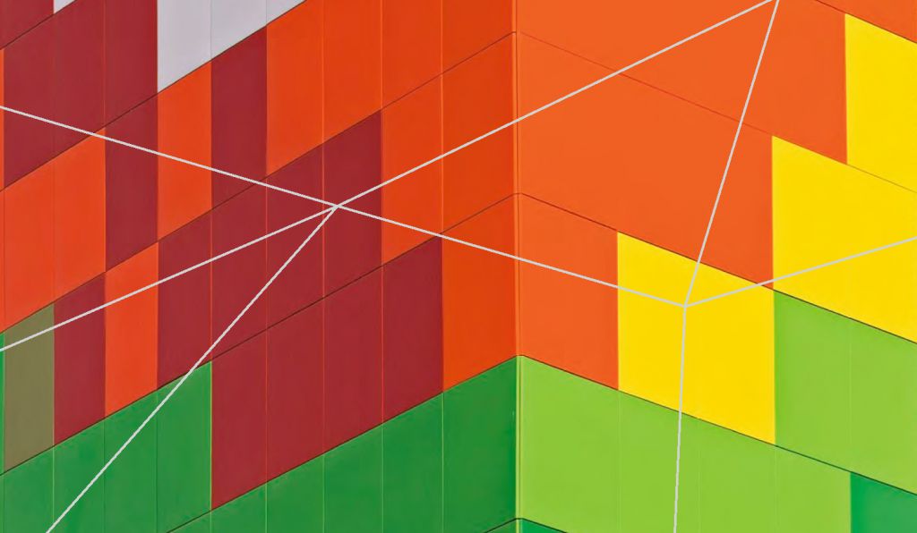 Metal Cladding Colour Face Designing with Metallic Coated, Metal Cladding