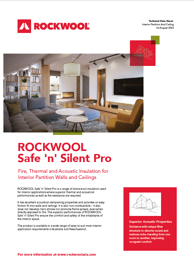 Rockwool Safe n Silent Title