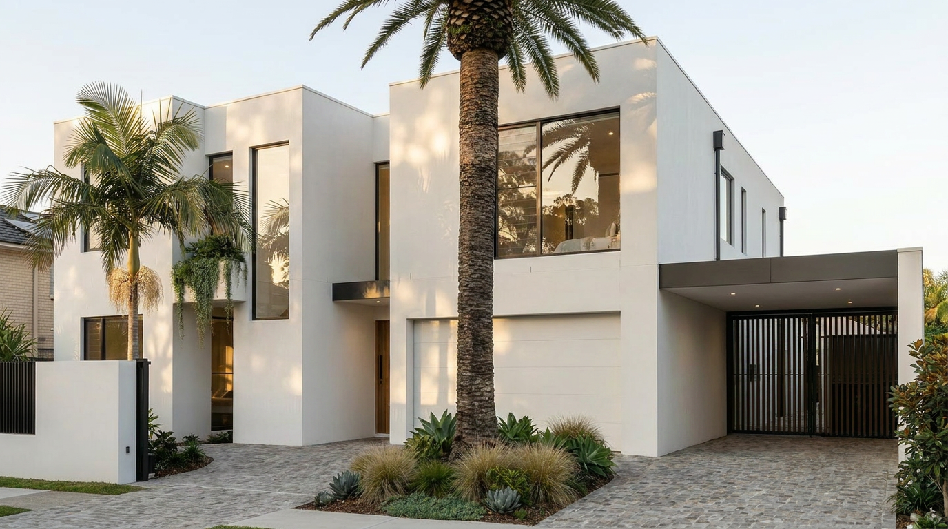 Solara_Campaign_0526_A_modern_white_house_features_sharp_geometric_8YEKOJ6t