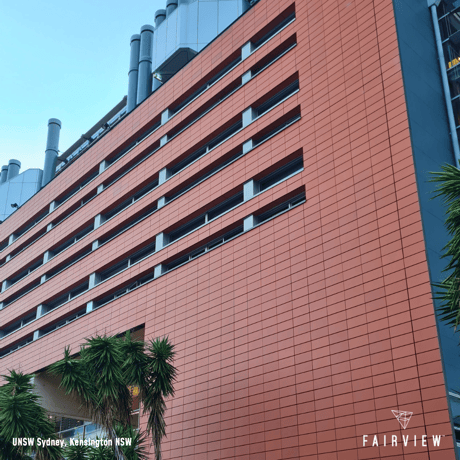 Terracotta cladding UNSW Sydney