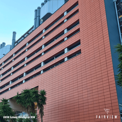 Terracotta cladding UNSW Sydney