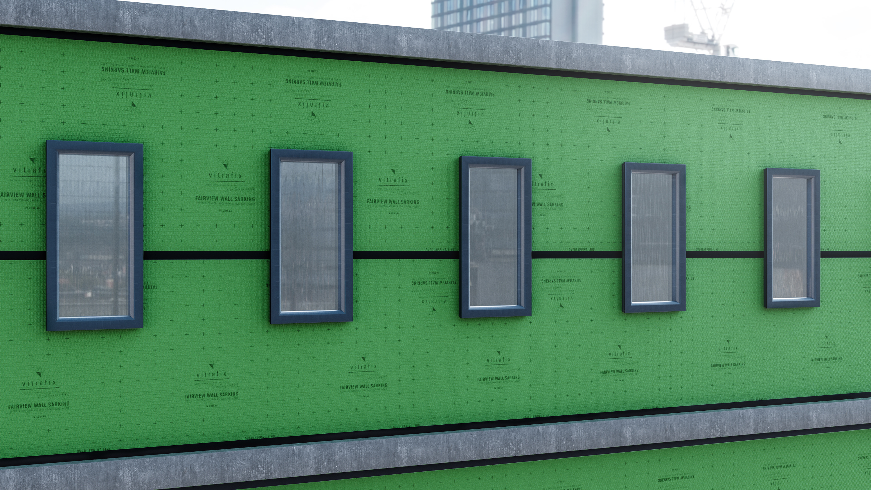 06.A.04.09 Fairview Wall Sarking Wall Sarking_Commercial Mockup_01